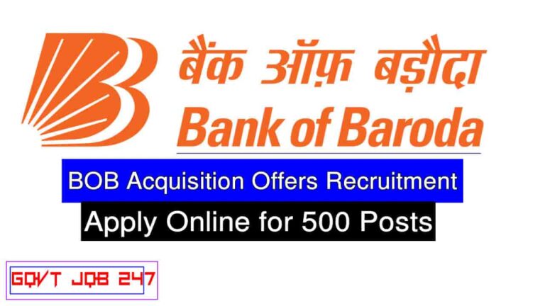 Bank of Baroda Recruitment 2023