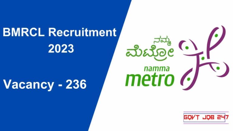 BMRCL Recruitment 2023