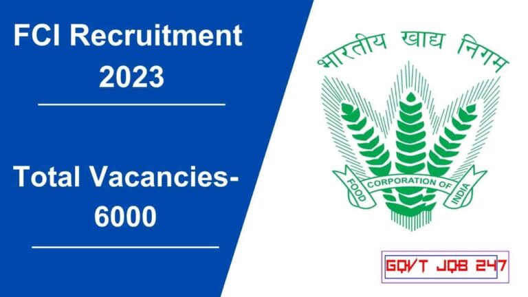 FCI Recruitment 2023