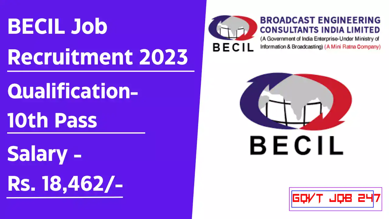 BECIL Job Recruitment 2023