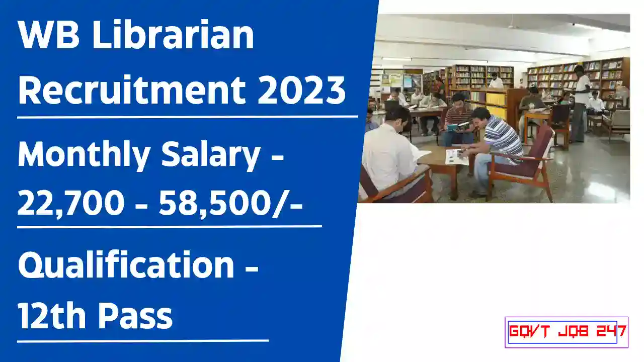 WB Librarian Recruitment 2023 