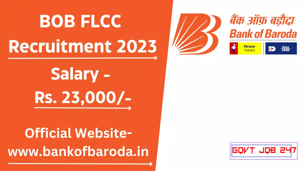 BOB FLCC Recruitment 2023