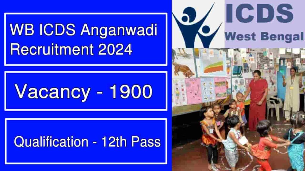 WB ICDS Anganwadi Recruitment 2024 Apply For 1900 Posts Govt Job247