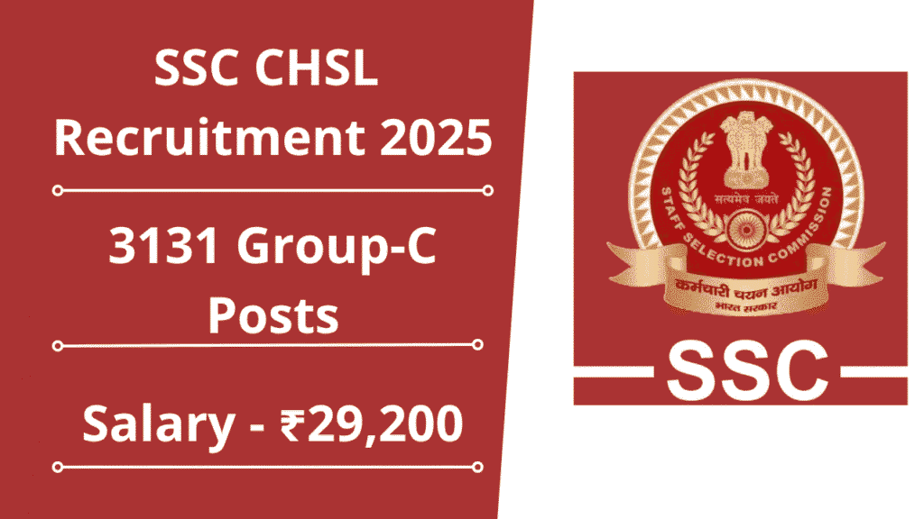SSC CHSL Recruitment 2025