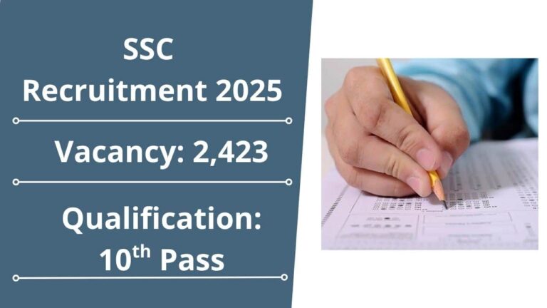 SSC Recruitment 2025